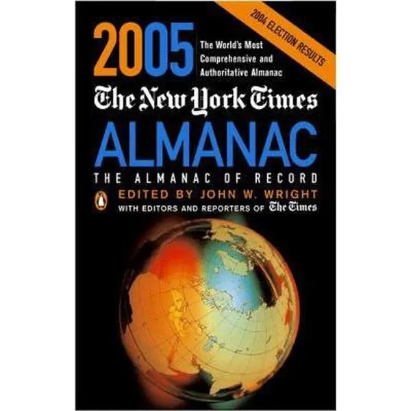 Used The New York Times Almanac 2005 - The Almanac of Record, Paperback Educational Book for School & Office Supplies