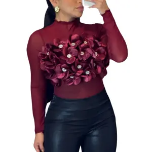 Bella Burgundy Bodysuit (Tops SOLD separately) for Women, Tops & Blouses - Womenswear