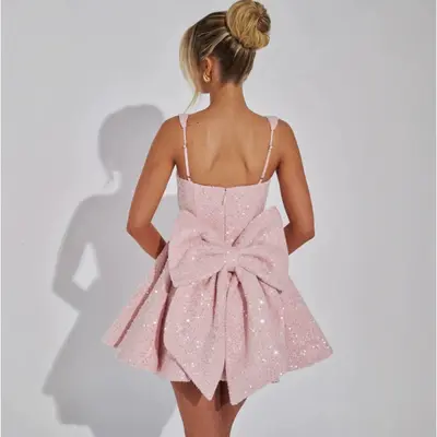 Kylie Jenner Pink Sparkly Dress TikTok Shop