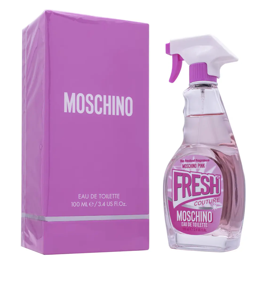 Moschino Pink Fresh Couture 3.4 fl oz 100ml  EDT Sp Women Eau de Toilette