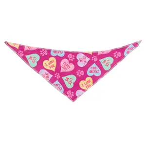 Canine-versation Hearts Bandanas - 12 Pack