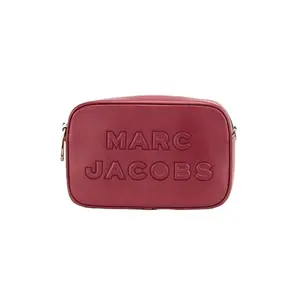 Pre-owned MARC JACOBS Leather Tote Bags Flash Pomegranate Smooth Embossed Camera Crossbody Bag Women's Purse