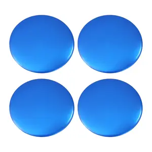 Car Universal Wheel Center Hub Caps Emblem Badge Decal Sticker - Pack of 4