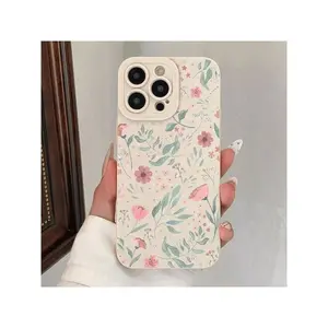 A Case With A Floral Design That Is Shock-Resistant And Durable For Iphone Models 16, 15, 14, 13, 12, And 11.