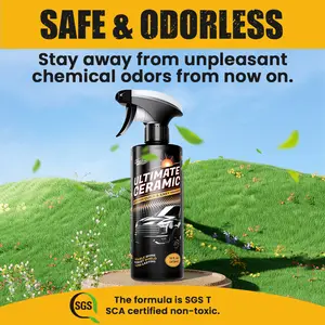 TORETARK Ceramic Coating Spray For Car Paint Maintains A Mirror-like Shine, Protects Against Freezing Rain and UV Corrosion. Suitable For Cars, Motorcycles,RVs.Christmas gifts