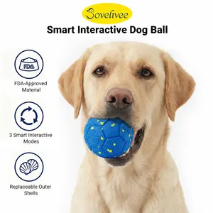 Sovelivee Smart Interactive Dog Toy, Wicked Ball AIR, Automatic Moving, Bouncing, and Rotating, E-TPU Material, IPX7 Waterproof Rating, Active Rolling Ball for Puppy, Medium and Large Dogs