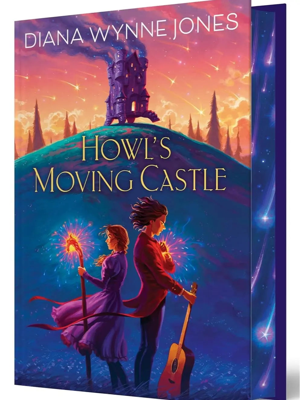 Howl's Moving Castle Collector’s Deluxe Edition Hardcover Book (World of Howl 1, 2025 Release) - English Children's Literature & Art Book with Deluxe Jacket, Calcifer & Sophie Hatter B&W Artwork, Digitally Printed Edges for Film Fans