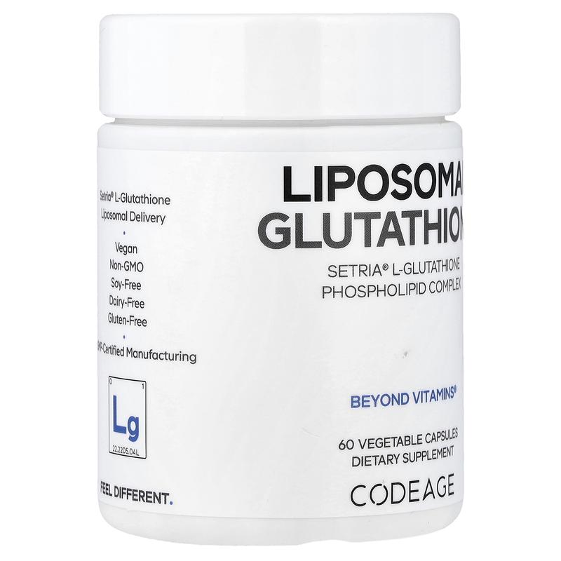 Codeage Liposomal, Glutathione, 60 Vegetable Capsules