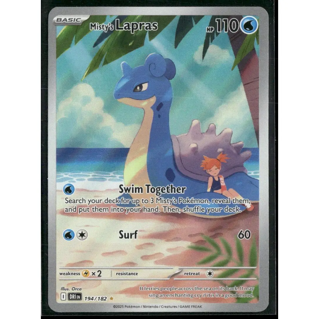 SV10: Destined Rivals Misty's Lapras #194/182