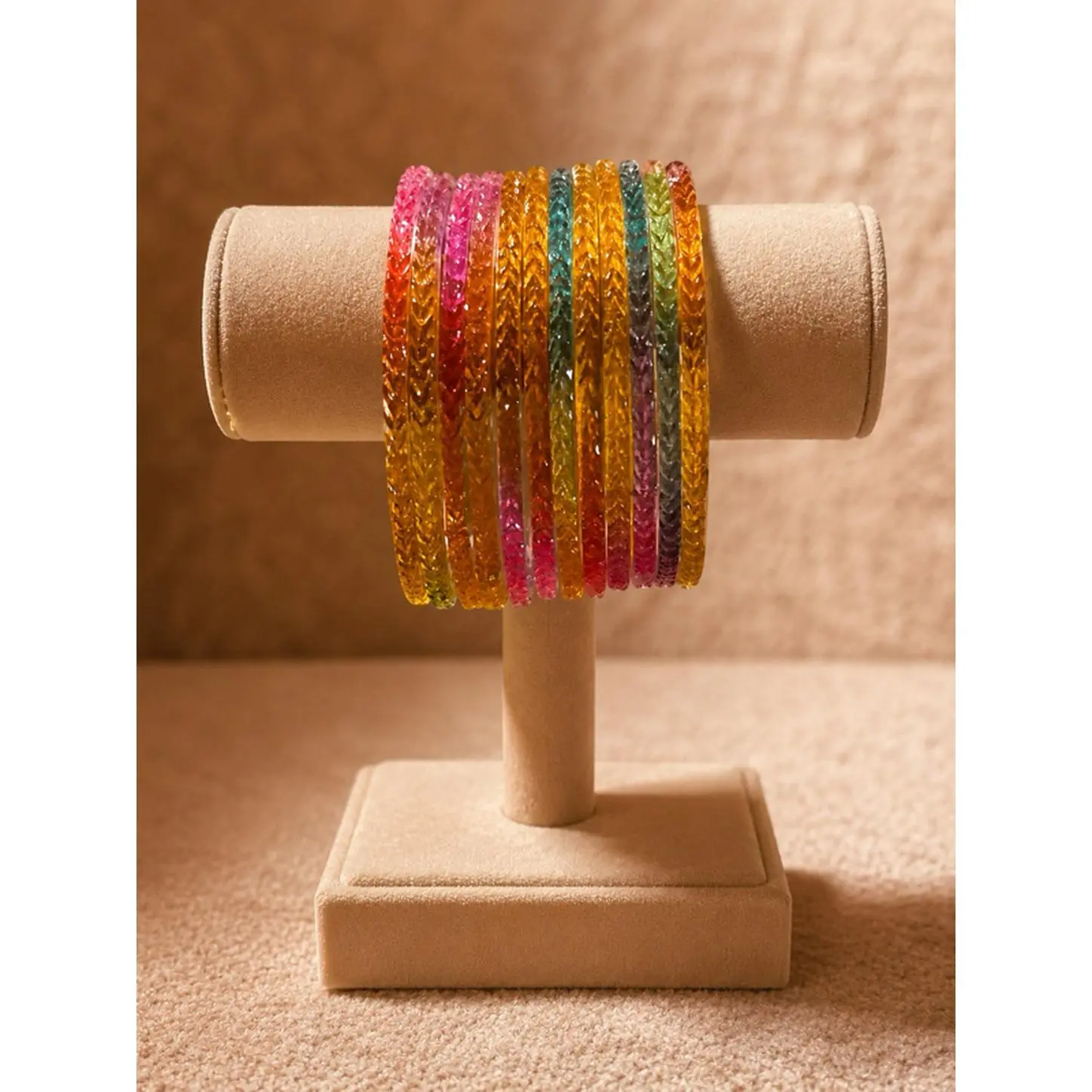 Jelly Bangle Set - Colorful and Stylish Accessory for Any Occasion