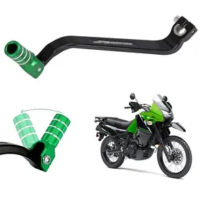 KLR650 Gear Shifter Lever Extended 10mm Folding Tip CNC for Kawasaki KLR 650 KLR650 1987-2018 Motor Parts Accessories