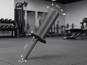 Spring-Loaded Weight Stack Pin with Spring Clip Collar, Weight Stack Machine Extender Pin, Strength Training Equipment for Commercial and Home Gyms