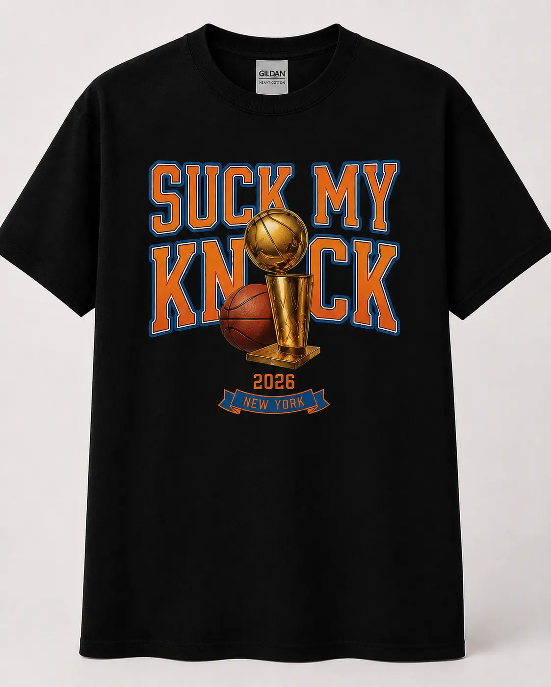 New York Basketball Shirt, NYC Basketball Graphic Tee, Vintage Orange Blue Sports T-Shirt, Funny Hoops Fan Gift, Basketball Streetwear