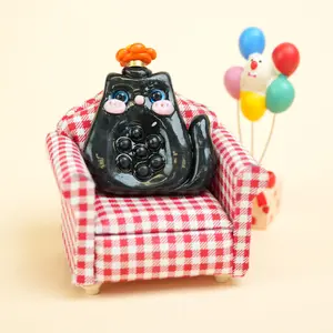 Cat Worry Stone Series – Pop-Belly Fidget Cats (Spinner & Non-Spinner)