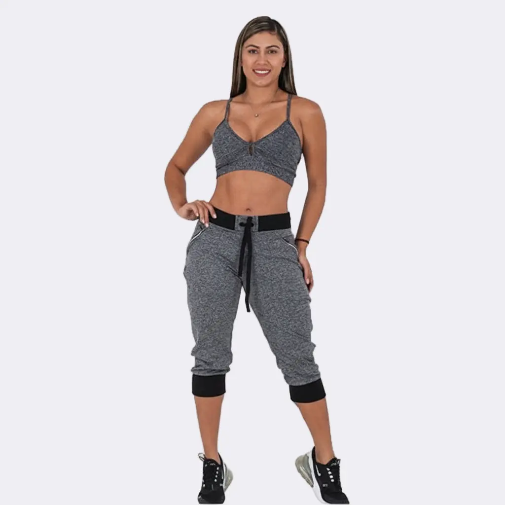 Grey Flow 3/4 Only Jogger Small - Grey