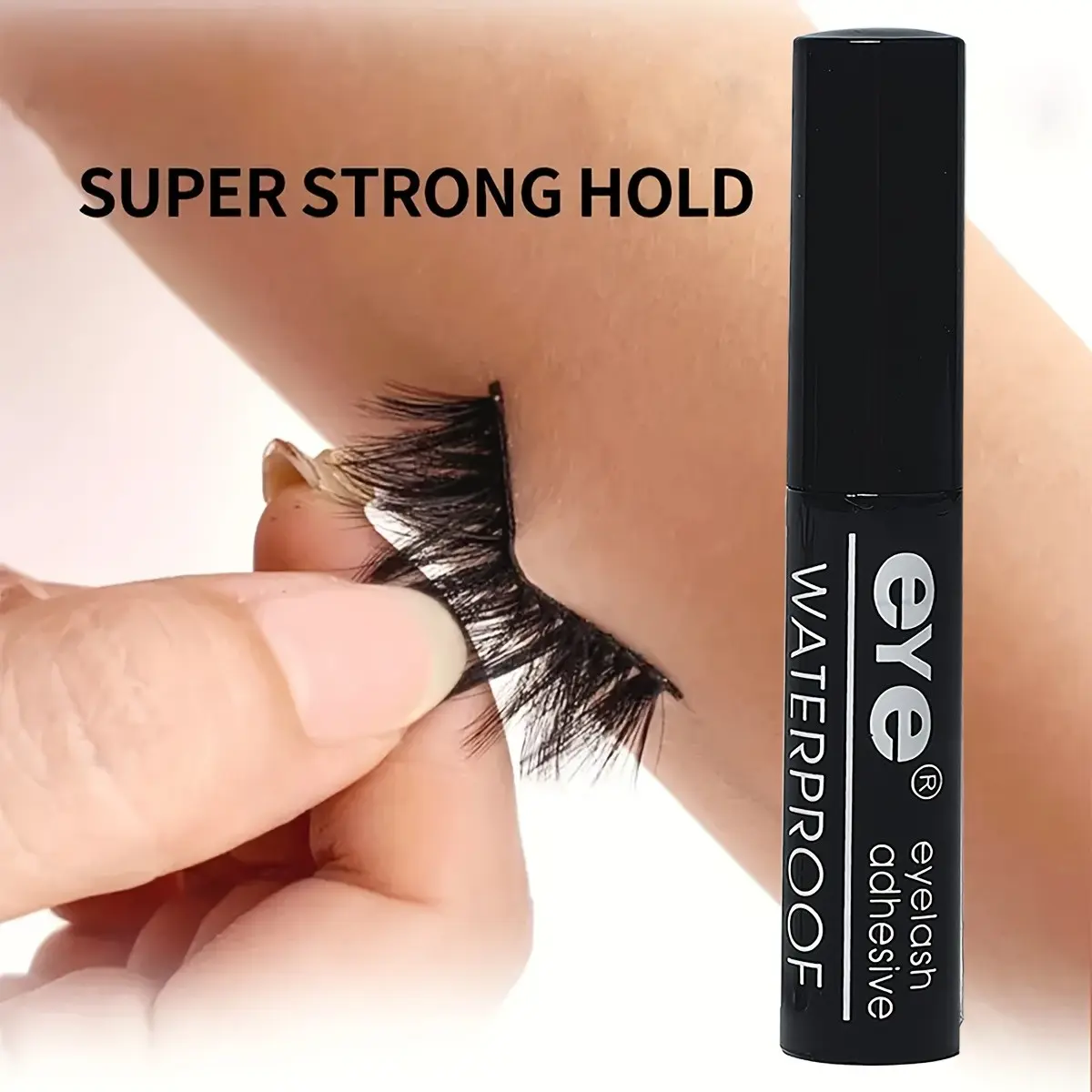 Strong Fast-Drying Long-Lasting False Eyelash Glue, Makeup, Sweat-Resistant, Precision Brush Head, Non-Irritating, Suitable for Beginners, Cosmetic Eyelash Glue