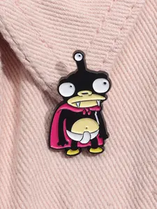 Comedy Anime Futurama Cartoon Character Nibbler Enamel Pin Anime Role Alloy Brooch Lapel Backpack Badge Fashion Jewelry Accessories Gift for Friends