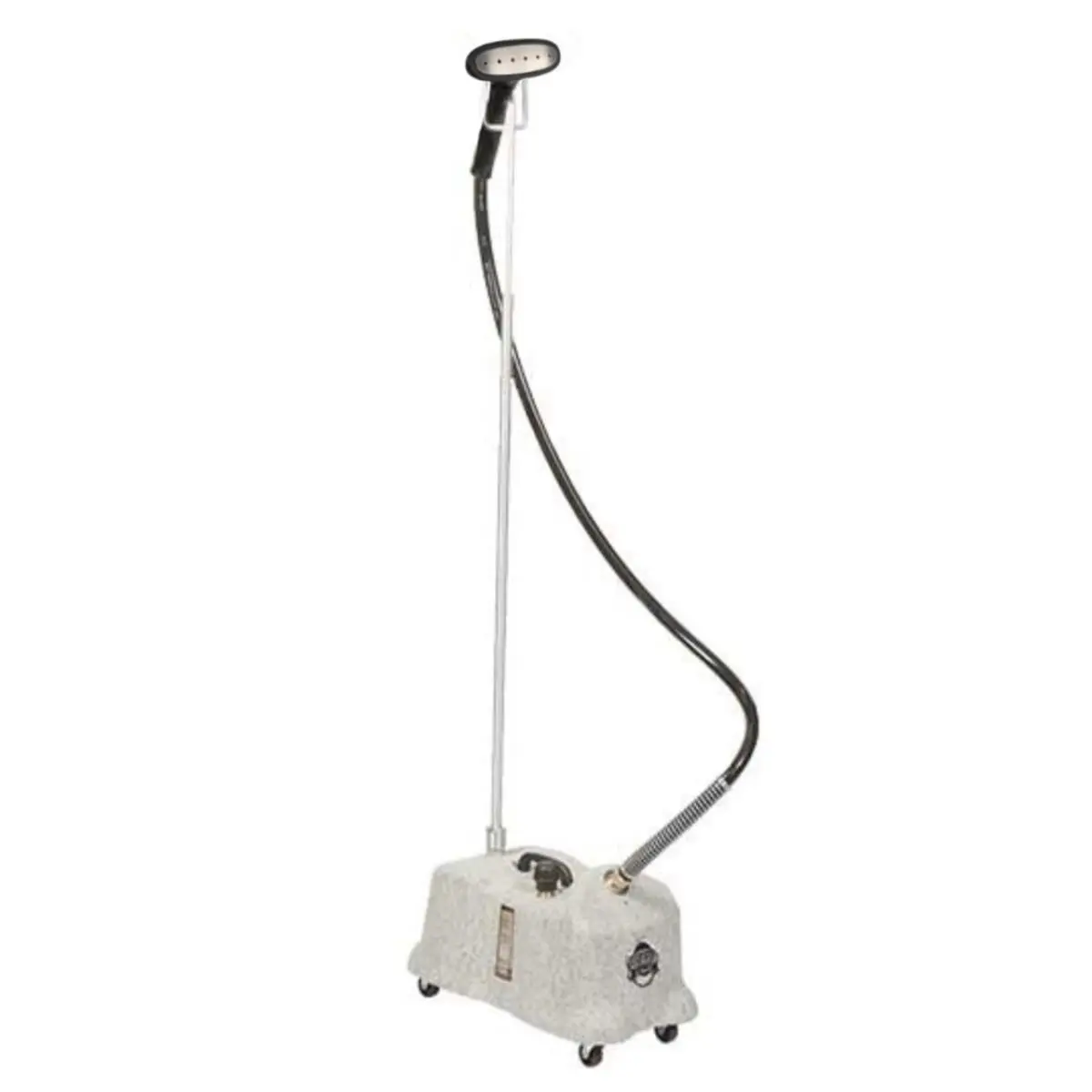 212 MAIN Pro-Line Series J-4000S CE Commercial Clothing Steamer - 1500Watt, 3.8L, 120V, Stainless Steel Faceplate, Plastic Head, Brass Power Cord, 1Hr45Mins Runtime, Gentle Steaming, Restaurant Use, Jiffy Steamer Alternative