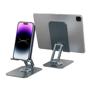 Aluminum Alloy Tablet and Smartphone Stand Portable Adjustable for all Devices ipad holder desk
