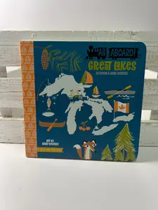 Michigan State Book Great Lakes Book with Story Objects Speech Therapy Mini Objects Preschool Speech Therapy Book Social Studies Book