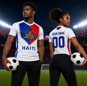 Haiti Soccer Jersey: Custom Name and Number, Custom Name Number Haiti Jersey, Haiti Shirt Fan, Game Day Fan Apparel, The Big Tournament 2026 Inspired