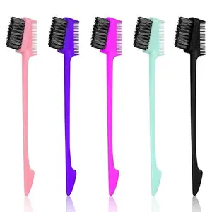 3 in 1 Hair Edge Brush Double Sided Hair Comb Pack Smooth Brush Comb Grooming