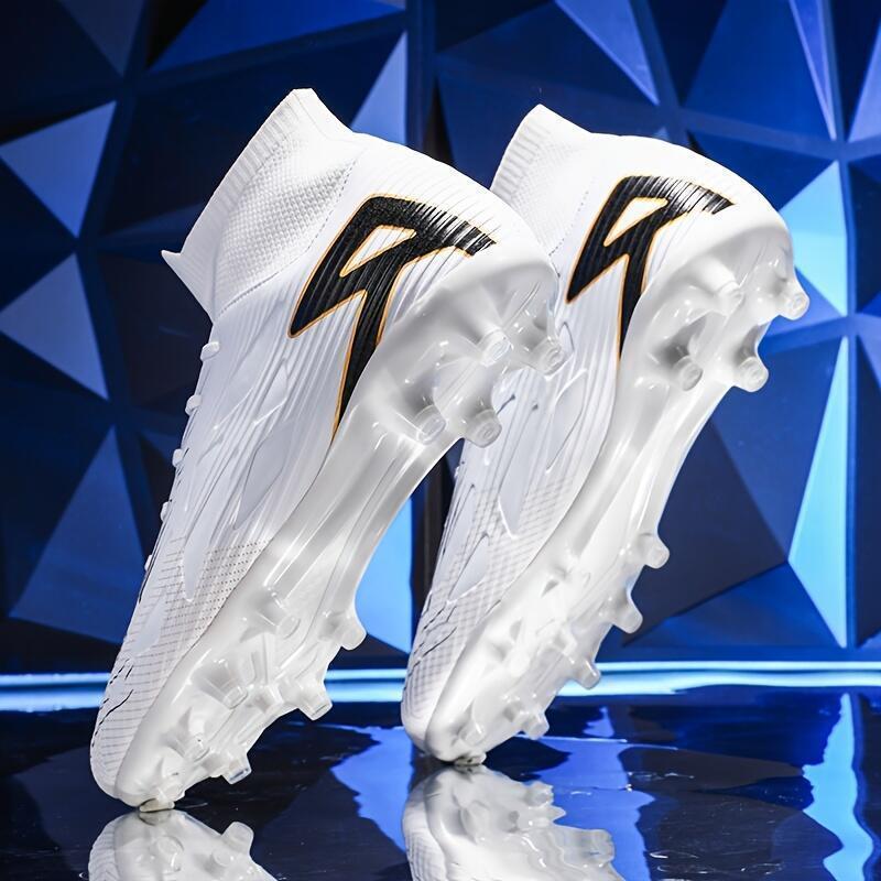 Professional Soccer Shoes Men Women with Long Studs, Designed And Matches, Stylish Footwear Specifically Green Fields.