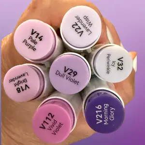 Violet  Ohuhu Honolulu B Brush/Fine / Chisel Tip  Single Color | Sold by The Marker Monster