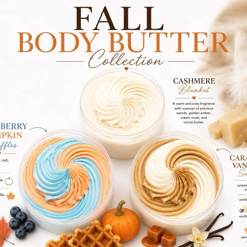 Halloween Body Butter Collection, Christmas Collection,, Fall Collection Wicked Unicorn, Haunted Apple, Spooky Vanilla Bean Body Care - pick your set