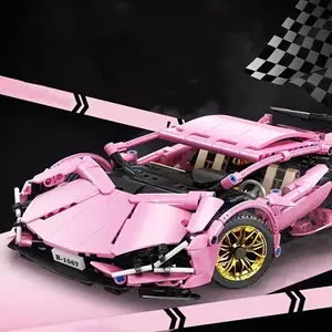 1218 Piece Sports Car Building Set, Building Blocks Model, Fashionable Sporty Car, Challenge Racing Build Kit for Adults, Perfect Gift for Valentine's Day/birthday