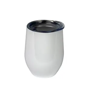 Sublimation 21230 12 oz. Stemless Stainless Steel Wine Tumbler