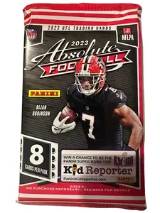 Panini 2023 Absolute Football Value Pack - 8 Cards, NFL Top Stars & Rookies Trading Collectibles