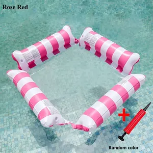 Inflatable Pool Hammock & Portable Adult Pool Float Chair, Summer Leisure Travel Pool Accessories, Perfect for Backyard Parties, Lakes, Beaches, Hammock Pool Floats, Pool Float Lounge, Inflatable Pool Floaters