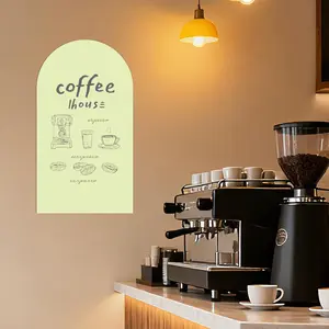 Magnetic Wall Light Decal Arch Chalkboard, Self-Adhesive Classroom & Blackboard, Magnetic Board for Whiteboard-Like Drawing