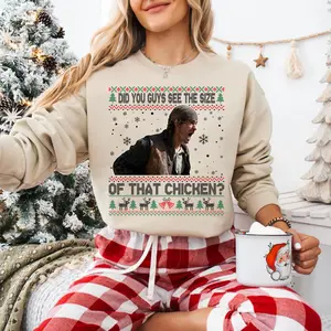 The size of that Chicken T-Shirt, Vintage Christmas Young Guns Tee, Old movie quote shirt, Funny Xmas Quote Tshirt, 80s Retro Cowboy movie Sweatshirt, Christmas Gift Idea For him