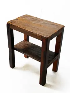 Amish Made Reclaimed Hardwood End Table