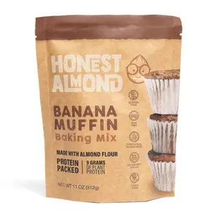 Gluten Free Banana Muffin Baking Mix | 11 oz | High Protein | Honest Almond