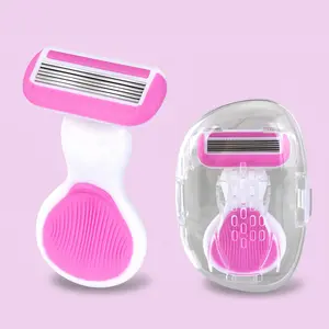 1pcs Women Safety Razor Stainless Steel Manual Beard Shaving Blades Body Hair Bikini Underarm Thigh Shaver Portable Shaver