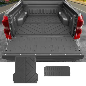 powoq Truck Bed Mat Compatible with 2022 2023 2024 2025 2026 Ford Maverick Gasoline/Hybrid ,including XL/XLT/LARIAT Models Mat Truck Bed Liner Tailgate Protector All Weather Replacement for 2022-2024 2025 2026 Ford Maverick Accessories