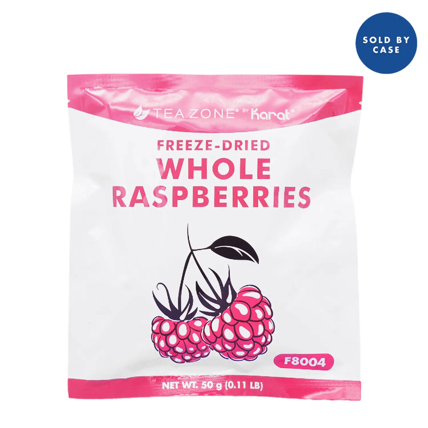 Tea Zone Freeze-Dried Raspberry, Whole - Case of 12 bags