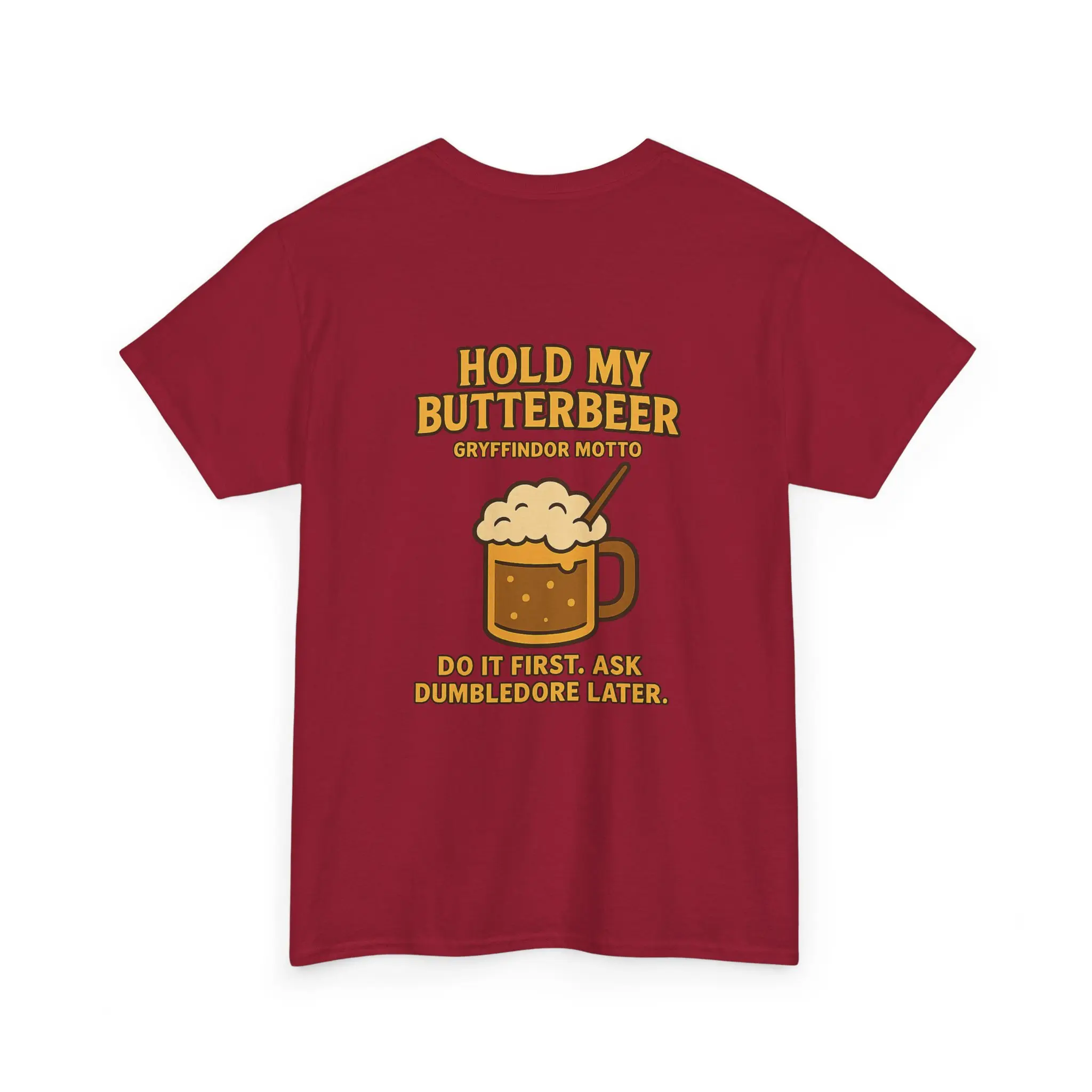 Gryffindor House T-Shirt, Unisex Funny Quote Tee, Wizarding World Theme Park Shirt, Quality Cotton, Harry Potter Fan Gift