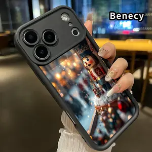 Phone Case for iPhone 17 Pro Max 16 Plus 15 14 13 12 11 Air E Nutcracker Winter Glow Pocket-Friendly Shockproof Silicone Protective Softcase