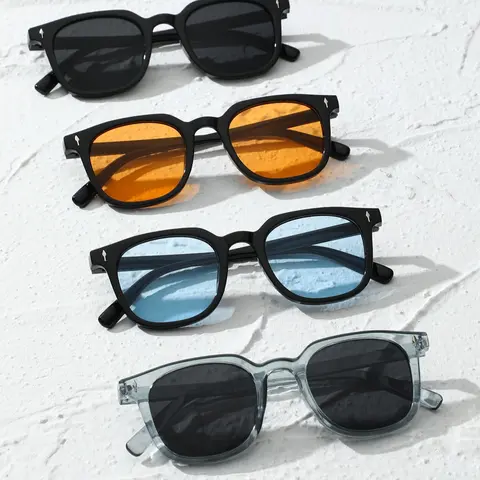 Classic Style Men's Sunglasses, 3-4 Pairs, Perfect for Daily Life, Beach Parties, Fashionable Eyewear, Stylish Shades, Stylish Accessories