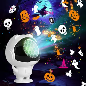 Halloween Projector Lights Outdoor/Indoor, Led Lights Projector for Halloween Decorations, Holiday Projector for Halloween Party,2025 Upgrade Halloween Indoor for Home，Halloween Gift