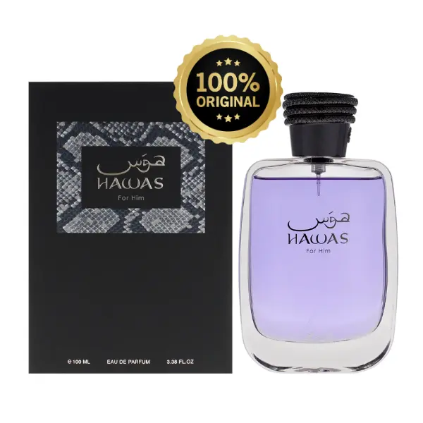 Rasasi Hawas for Men EDP - 100ml (3.4 oz) by Rasasi Long Lasting