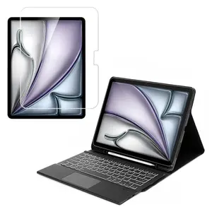 SaharaCase Navigate Series Keyboard Case & ZeroDamage Screen Protector Bundle for Apple iPad Air 11-inch M2