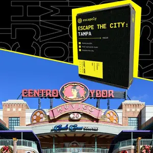 Outdoor Escape Room - Tampa - Ybor City - Find Clues & Solve Puzzles - Escapely