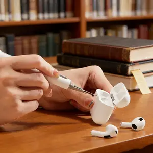 Your Tech Devices Deserve the Best Care!  3-in-1 Earphone Cleaner with Precision Brush #TechCleaning #TikTokFinds