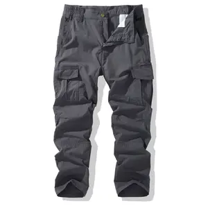 Men’s Lightweight Cargo Pants - High-Stretched, Athletic, Mid-Rise, Dual-Purpose, Travel-Friendly, Stretchy, Loose-Fit, Versatile Casual Long Pants with Multiple Pockets for Outdoor Sports, High-Stretched Men's Pants, Travel-Friendly Men's Pants