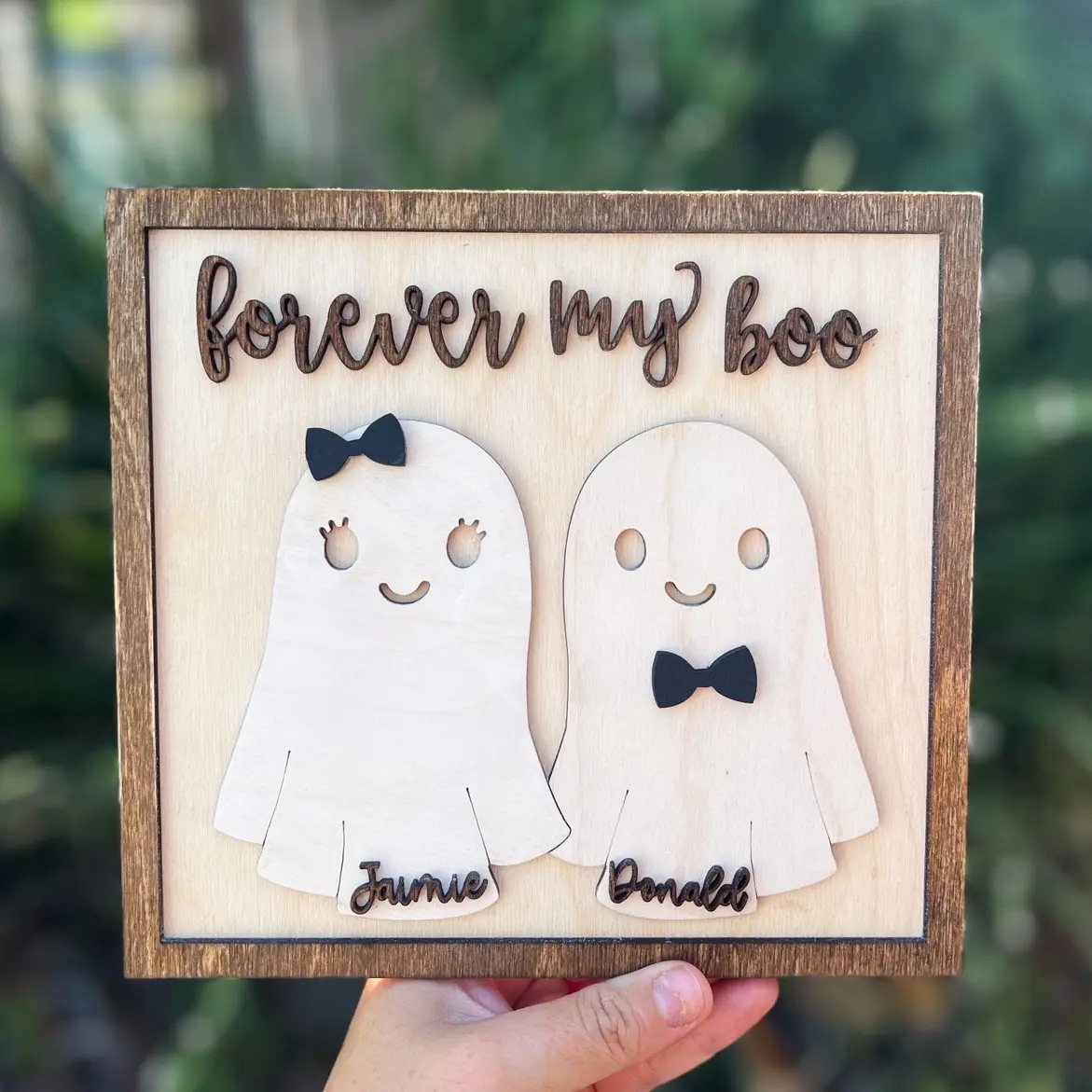 Halloween sign, forever my boo sign, personalized Halloween decor, Halloween decor, custom Halloween decor, couples sign, couples Halloween sign, name sign Halloween, Halloween signs, Decoration